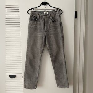 Agolde high rise straight leg jeans